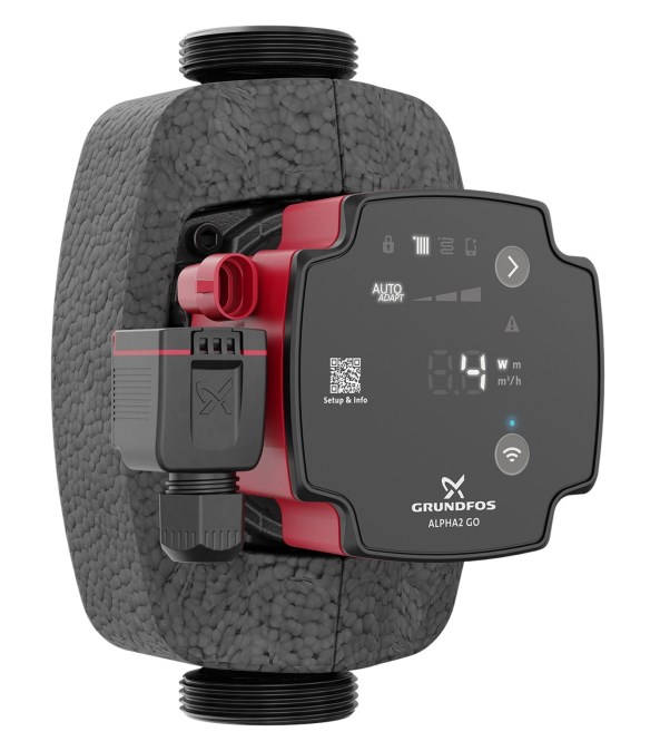 GRUNDFOS ALPHA2 GO 25-60 mokrobežné obehové čerpadlo 3,5 m3/h, 180 mm