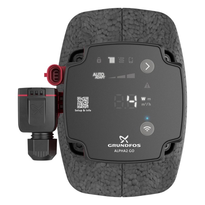 GRUNDFOS ALPHA2 GO 15-90 mokrobežné obehové čerpadlo 5 m3/h, 130 mm