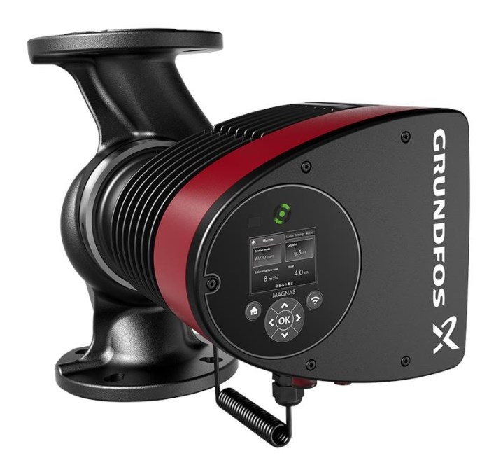 GRUNDFOS MAGNA3 50-60 F mokrobežné obehové čerpadlo 26,8 m3/h, 240 mm