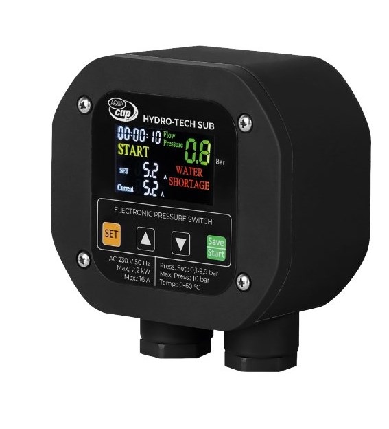 AQUA CUP HYDRO-TECH SUB automatická riadiaca jednotka 230 V, 3600 W