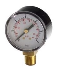 WILO B22 manometer 0-6bar, zadný