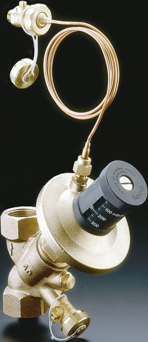 OVENTROP HYDROMAT DTR regulátor diferenčného tlaku DN40, bronz