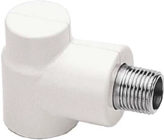 IMI HEIMEIER REGULUX krytka šróbenia 1/2", rohová, biela (pár)