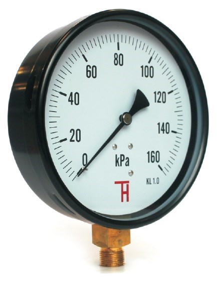 Manovakuometer -150+250kPa, 160mm, M20x1,5, spodný
