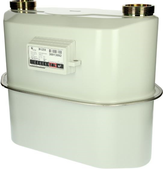 Membránový plynomer BK G25 DN50, 335mm, 40m3/h, priemyselný