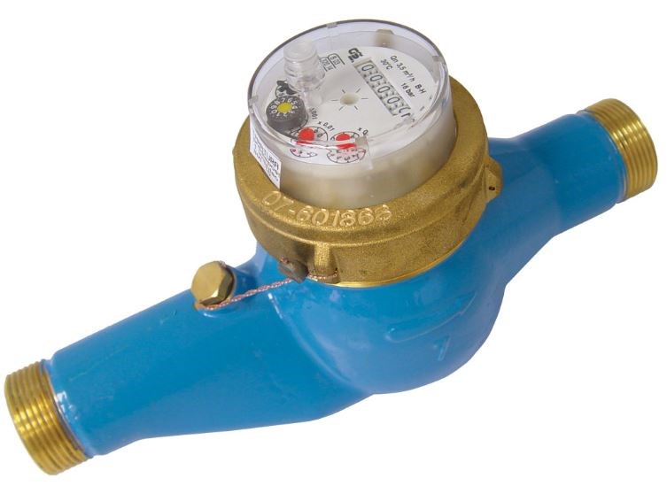 ENBRA DALF vodomer domový a priemyselný DN40, G2". l=200mm, Q3=16m3/h, jednovtokový, suchobežný, studená voda 30°C