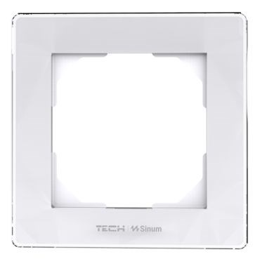 TECH CONTROLLERS FG-01 sklenený rámček, biela
