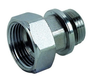 GIACOMINI P15TG-6 nátrubok 1/2", s rovnou tesniacou plochou, TG, s prevlečnou maticou