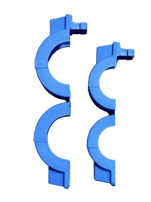 SENSUS plombovacia objímka 3/4, s číslom, plast, modrá