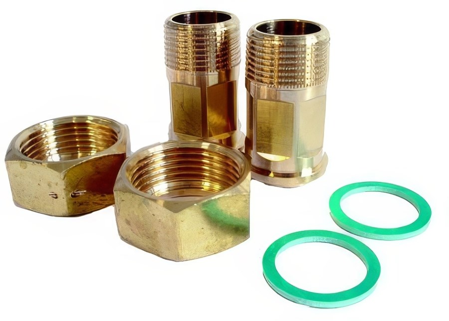 SIEMENS šróbenie G2"x6/4", vrátane tesnenia, mosadz (pár)