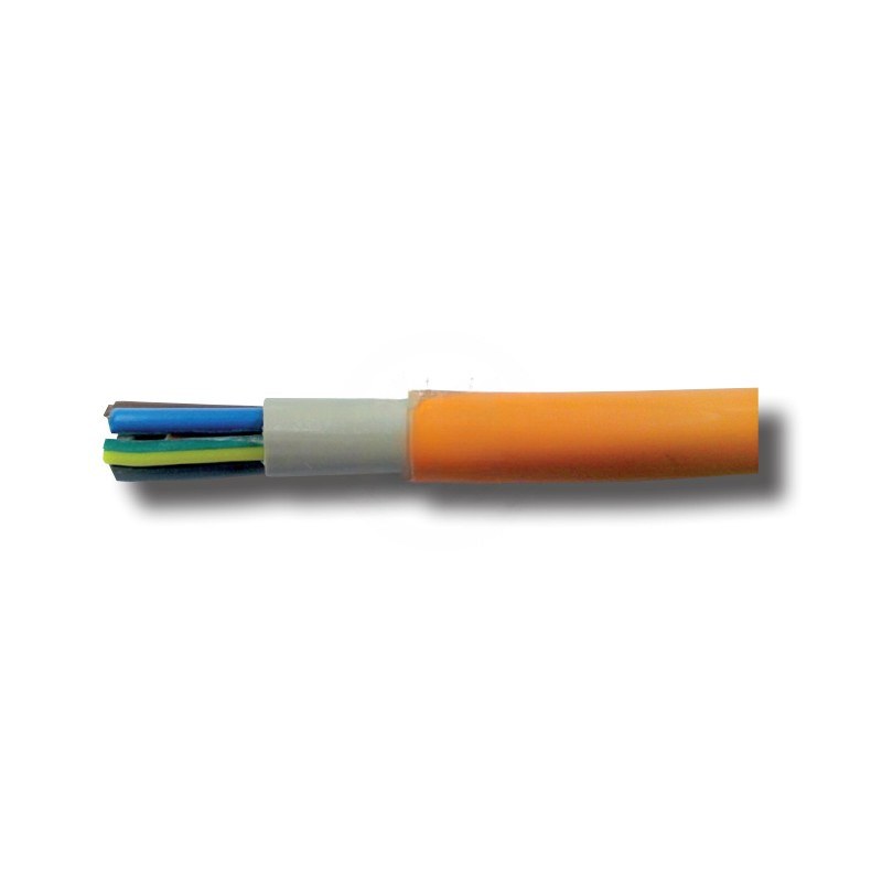 Kábel pevný CXKH-R-J 3x2,5 B2ca bezhalogénový oranžový [PRAFlaSafe X]