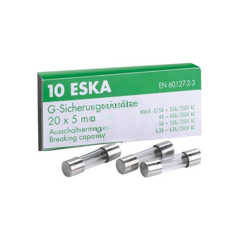 Poistka sklenená 522.521 T 35 319144 2,5A 250V 5x20mm pomalá