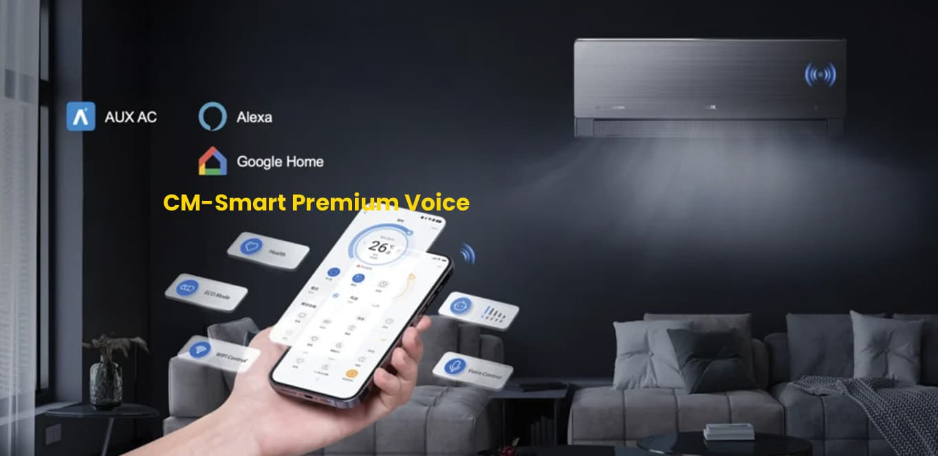 inteligentne riadenie klimatizacii aux cm smart premium
