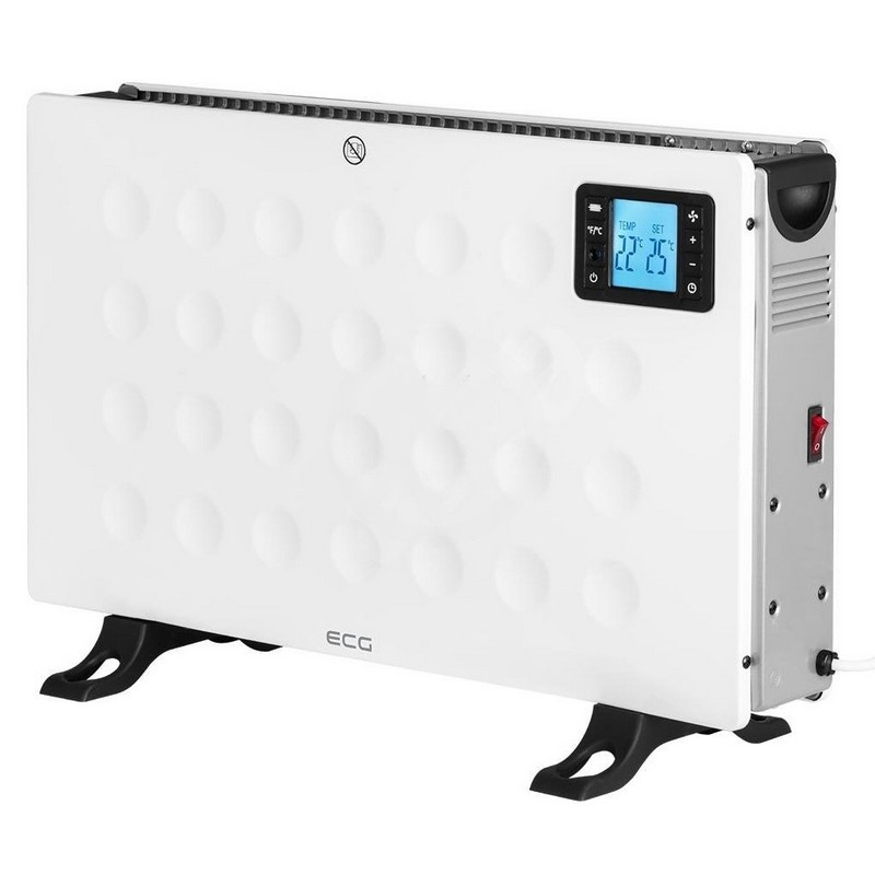 Konvektor ECG TK 2080 DR 230V 1000/1300/2300W 3-stupňový s ventil. biely