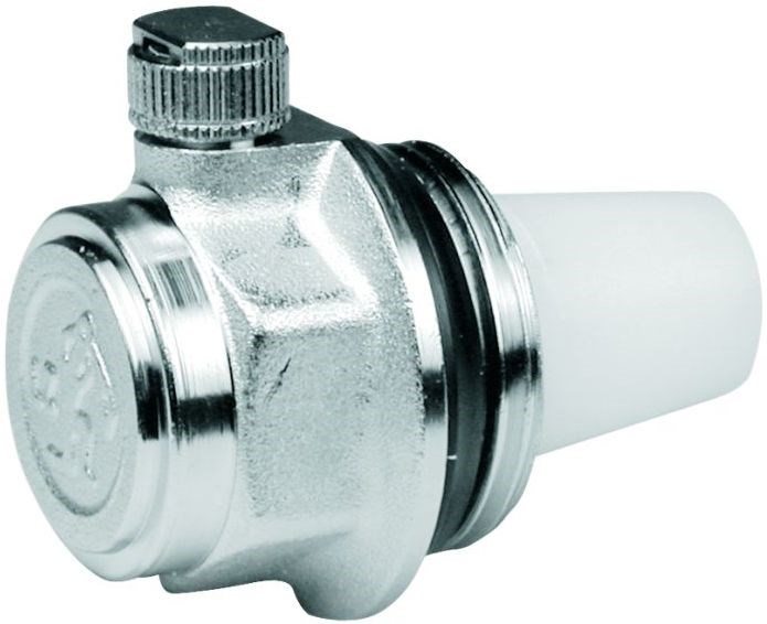 GIACOMINI R200 odvzdušňovací ventil 1 1/4", automatický, ľavý závit, pre vykurovacie telesá, chróm