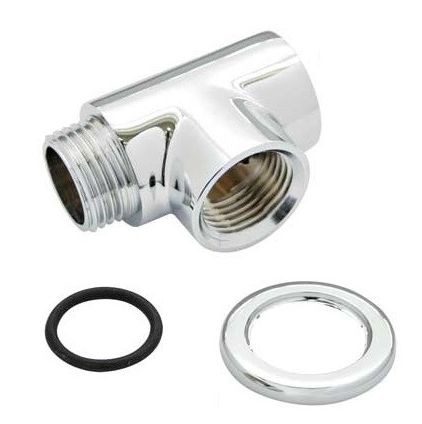 ZEHNDER T-kus 40mm, pre kombinovanú prevádzku s el. vykurovacou tyčou, biela