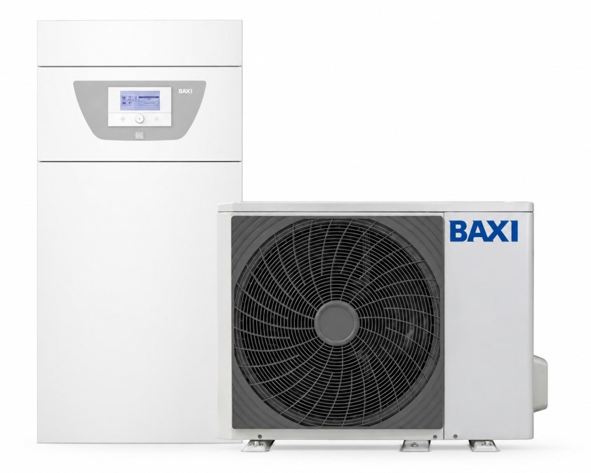 BAXI ALYA 4M E FS tepelné čerpadlo 6,2 kW, vzduch-voda, vonkajšia + vnútorná jednotka so zásobníkom