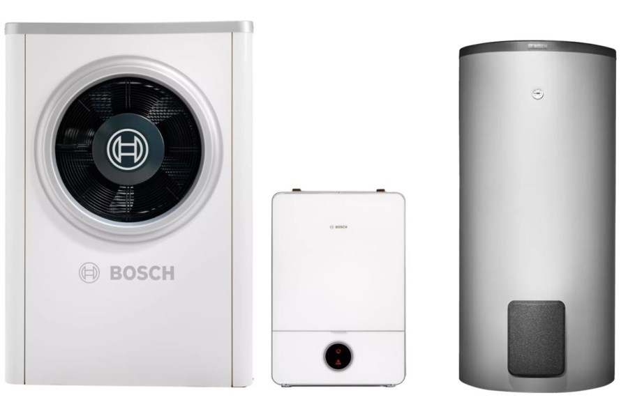 BOSCH COMPRESS 7000i AW 9 ORE tepelné čerpadlo 9kW, vzduch-voda, vonkajšia+vnútorná jednotka+príslušenstvo (komplet)