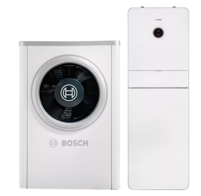 BOSCH COMPRESS 7000i AW 17 ORM tepelné čerpadlo 14,37kW, vzduch-voda, vonkajšia+vnútorná jednotka so zásobníkom+príslušenstvo (komplet)