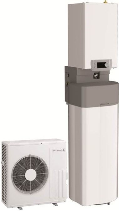 DE DIETRICH ALEZIO S COMPACT AWHP 11TR/E tepelné čerpadlo 11,39 kW, vzduch-voda, vonkajšia + vnútorná jednotka so zásobníkom (komplet)