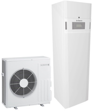 DE DIETRICH STRATEO 6 R32 tepelné čerpadlo 6,4 kW, vzduch-voda, vonkajšia + vnútorná jednotka so zásobníkom (komplet)