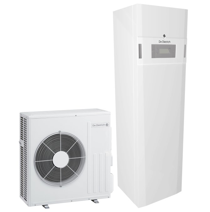 DE DIETRICH STRATEO 8MR/E tepelné čerpadlo 7,60 kW, vzduch-voda, vonkajšia + vnútorná jednotka so zásobníkom (komplet)