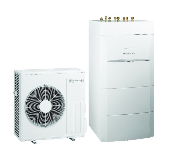 DE DIETRICH ALEZIO S V200 R32 6 MR/EM tepelné čerpadlo 6,4 KW, vzduch-voda, vonkajšia + vnútorná jednotka so zásobníkom