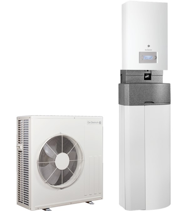 DE DIETRICH ALEZIO S COMPACT R32 4MR/E SPLIT tepelné čerpadlo 4,6kW, vzduch-voda, vonkajšia+vnútorná jednotka+zásobník