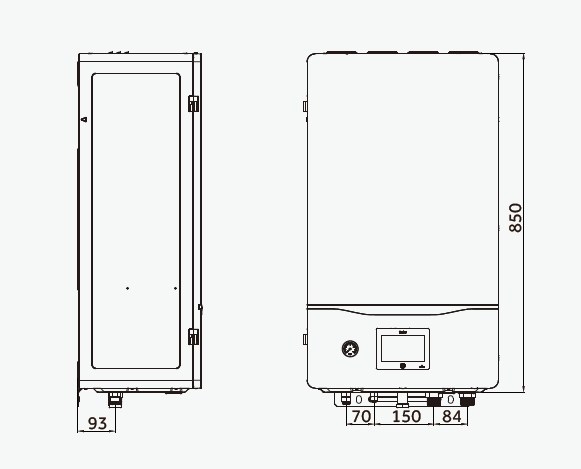 HAIER SUPER AQUA tepelné čerpadlo 230V, vzduch-voda, vnútorná jednotka