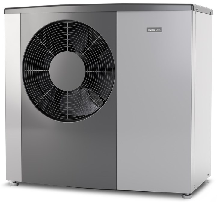 NIBE S2125-8 tepelné čerpadlo 3,15 kW, vzduch-voda, vonkajšia jednotka (komplet)
