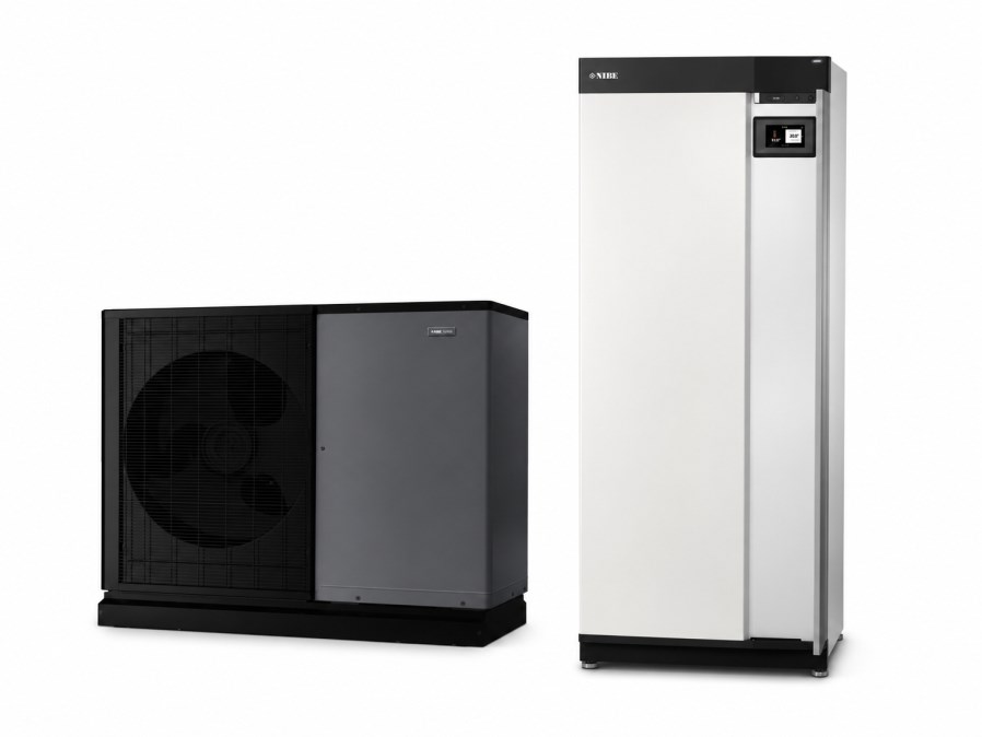 NIBE S2060-6+VVM S320 tepelné čerpadlo 8,27 kW, vzduch-voda, vonkajšia + vnútorná jednotka so zásobníkom (komplet)