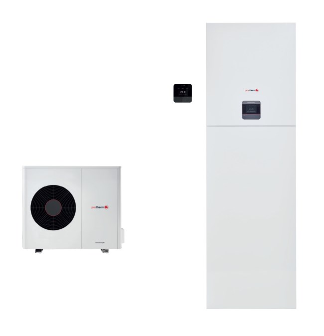 PROTHERM GENIAAIR SPLIT HA 5-8.2 OS + HA 5-8.2 STB tepelné čerpadlo 7,14 kW, 230V, vzduch-voda, vonkajšia+vnútorná jednotka+regulácia MiPro Sense (komplet)