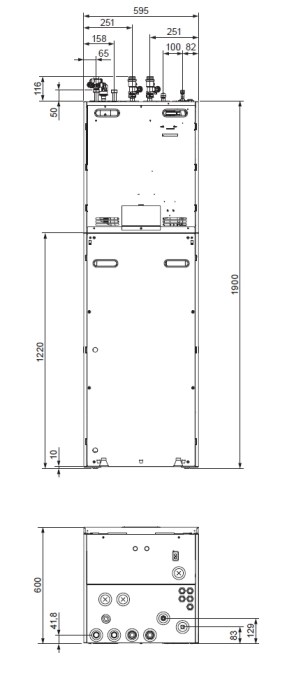 PROTHERM GENIAAIR SPLIT HA 5-8.2 OS + HA 5-8.2 STB tepelné čerpadlo 7,14 kW, 230V, vzduch-voda, vonkajšia+vnútorná jednotka+regulácia MiPro Sense (komplet)