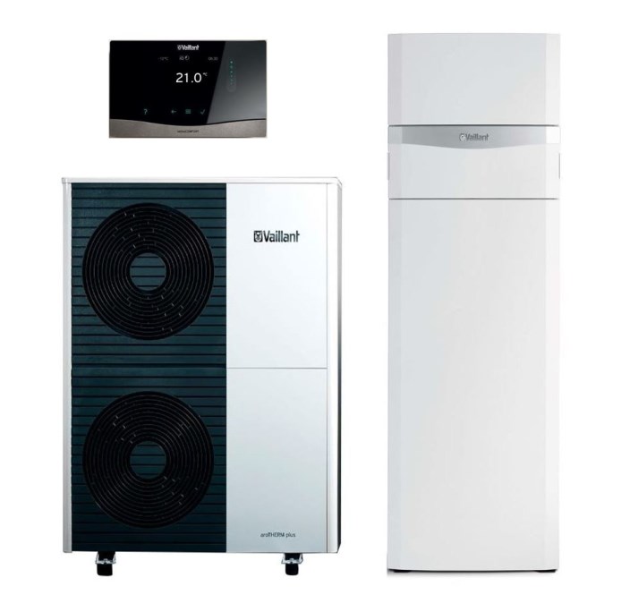 VAILLANT AROTHERM PLUS VWL 105/6 A tepelné čerpadlo 8,5 kW, 400 V, vzduch-voda, vonkajšia + vnútorná jednotka so zásobníkom + regulácia (komplet)