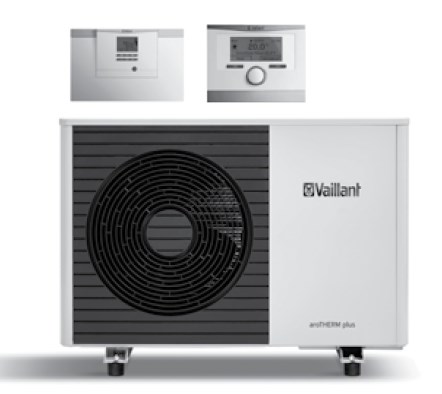 VAILLANT AROTHERM PLUS VWL 55/6 A tepelné čerpadlo 6,9kW, vzduch-voda, vonkajšia jednotka+riadiaci modul+regulácia (komplet)