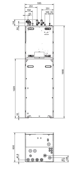 VAILLANT AROTHERM SPLIT PLUS zostava VWL 75/8.2 tepelné čerpadlo 5,07 kW vzduch-voda + VWL 78/8.2 IS hydraulická jednotka (komplet)
