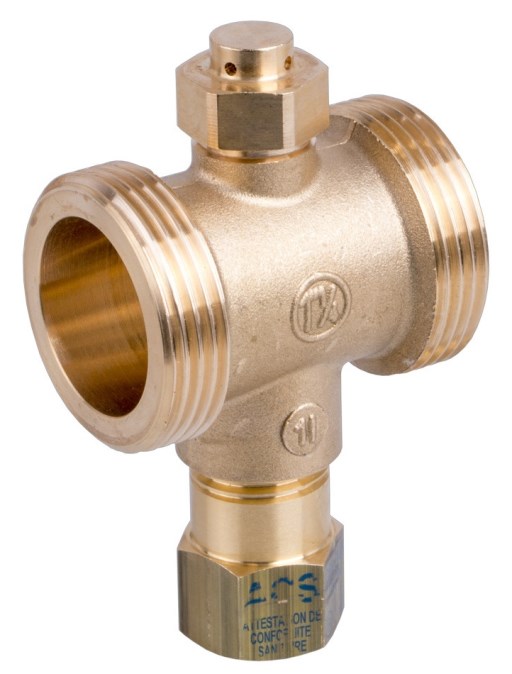 GIACOMINI R148HP nezámrzný ventil 1 1/4", proti zamrznutiu rozvodov tepelných čerpadiel, mosadz