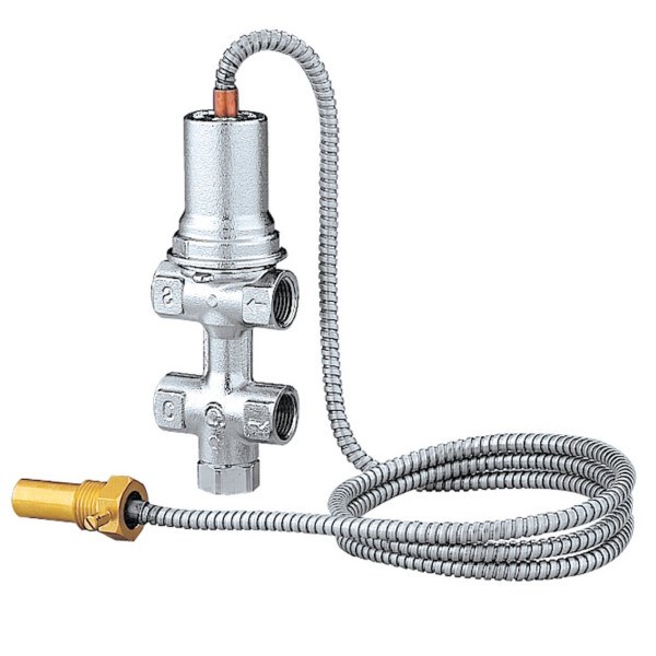 CALEFFI bezpečnostný ventil 1/2", termostatický, s automatickým dopustením