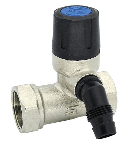 SLOVARM TE2852 poistný ventil DN20, 6bar, pre elektrické ohrievače, vnútorný závit, voda, mosadz