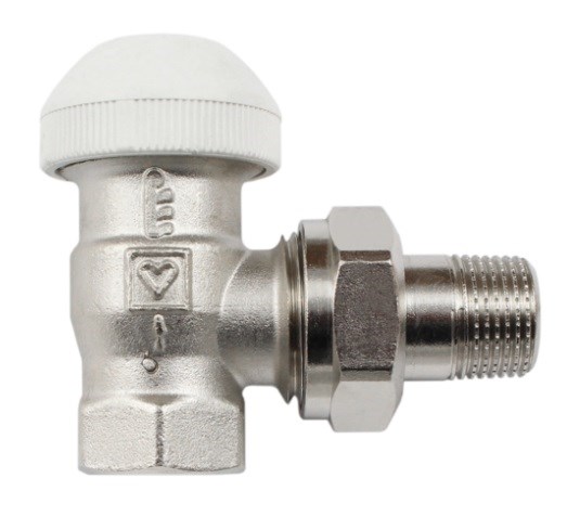 HERZ TS-90 7724 termostatický ventil 1", rohový, bez prednastavenia, vnútorný/vonkajší závit, mosadz