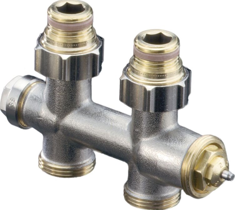 CONCEPT pripojovacia armatúra Multiblock T 1/2", s prednastavením, priama, mosadz