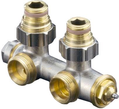 CONCEPT pripojovacia armatúra Multiblock T 1/2", rohová, mosadz