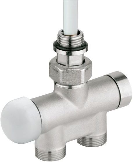 COMAP V865Q termostatický ventil pre kúrenie 1/2 "-3/4" E, M30x1,5, F, PN10, štvorcestný, bez prednastavenia, závitový, priamy