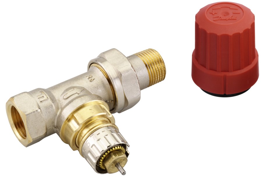 DANFOSS RA-N 10 radiátorový ventil 3/8"F, priamy, termostatický, s prednastavením