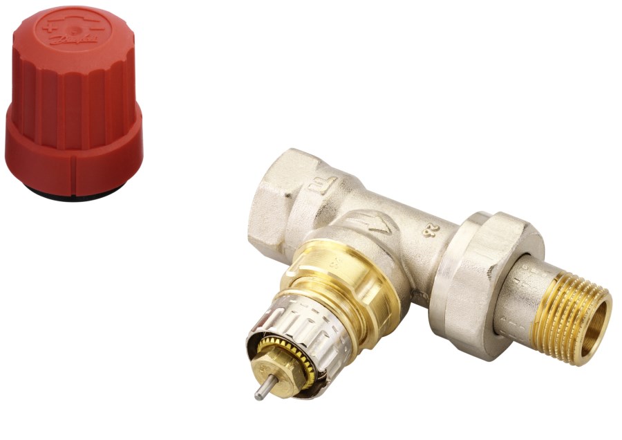 DANFOSS RA-N 10 radiátorový ventil 3/8"F, priamy, termostatický, s prednastavením