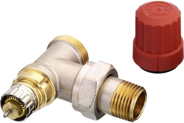 DANFOSS RA-N 15 radiátorový ventil 1/2"D, rohový, vonkajší závit, termostatický, s prednastavením prietoku