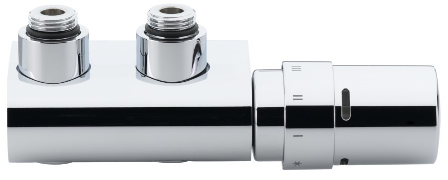 DANFOSS VHX-DUO radiátorový ventil rohový 1/2 "termostatický, so snímačom RAX, chróm