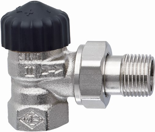 IMI HEIMEIER STANDARD radiátorový ventil 1" závitový, termostatický, rohový