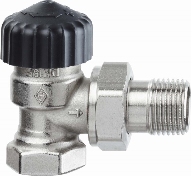 IMI HEIMEIER CALYPSO radiátorový ventil 1/2", závitový, termostatický, rohový, so skrátenými rozmery