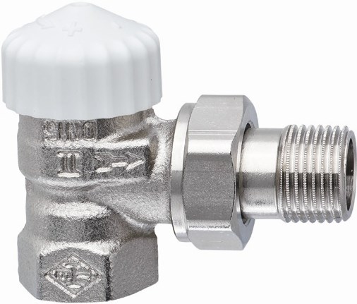 IMI HEIMEIER V-EXACT II radiátorový ventil 3/4" závitový, termostatický, rohový, bronz